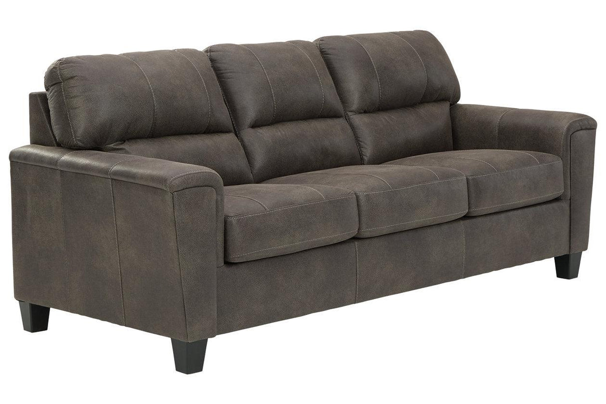Navi Smoke Queen Sofa Sleeper by Ashley at Eve Furniture