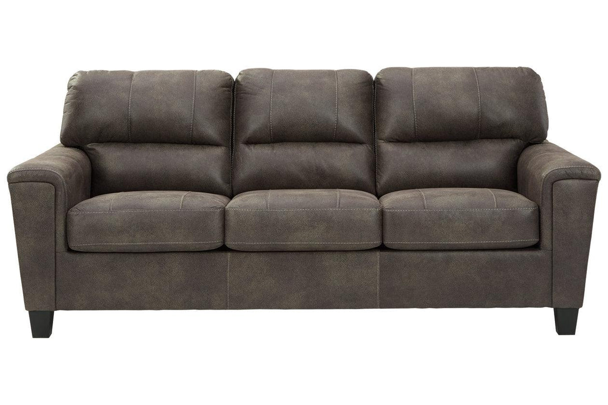 Navi Smoke Queen Sofa Sleeper by Ashley at Eve Furniture