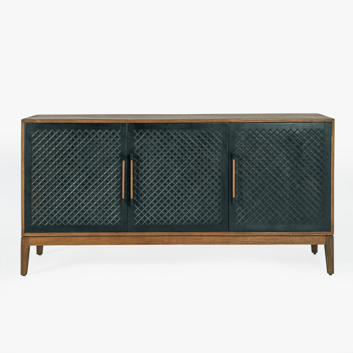 Naya Solid Wood Carved Cabinet by Co.House Designs at Eve Furniture