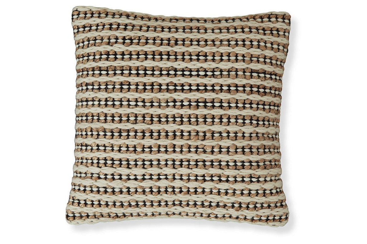 Nealington Brown/Black/White Pillow by Ashley at Eve Furniture