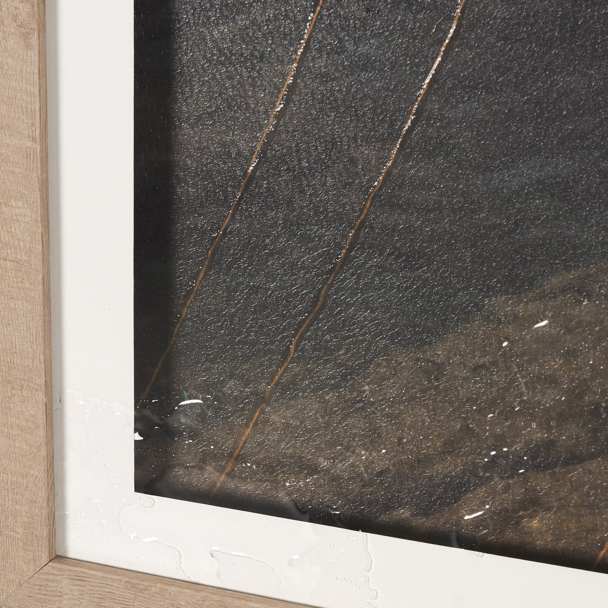 Neatly Moored by Mercana Studio a Hand Embellished Textured Framed Photo Art Print Matted under Glas by Mercana at Eve Furniture