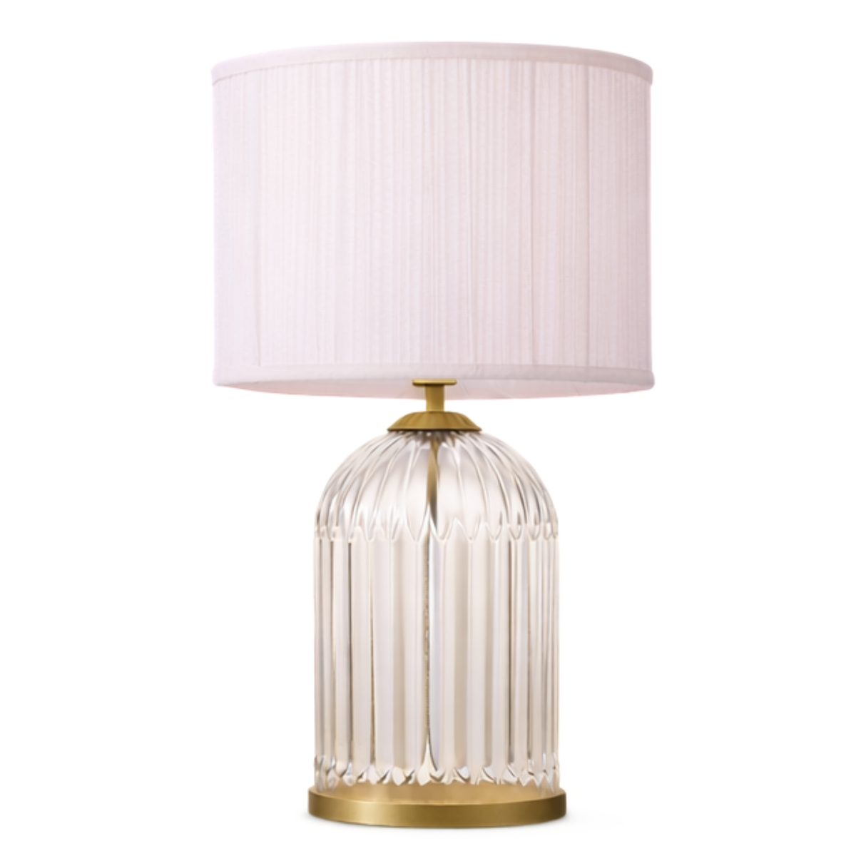 Nebulis Table Lamp Gold - Clear and Pink by Ashcroft Furniture at Eve Furniture