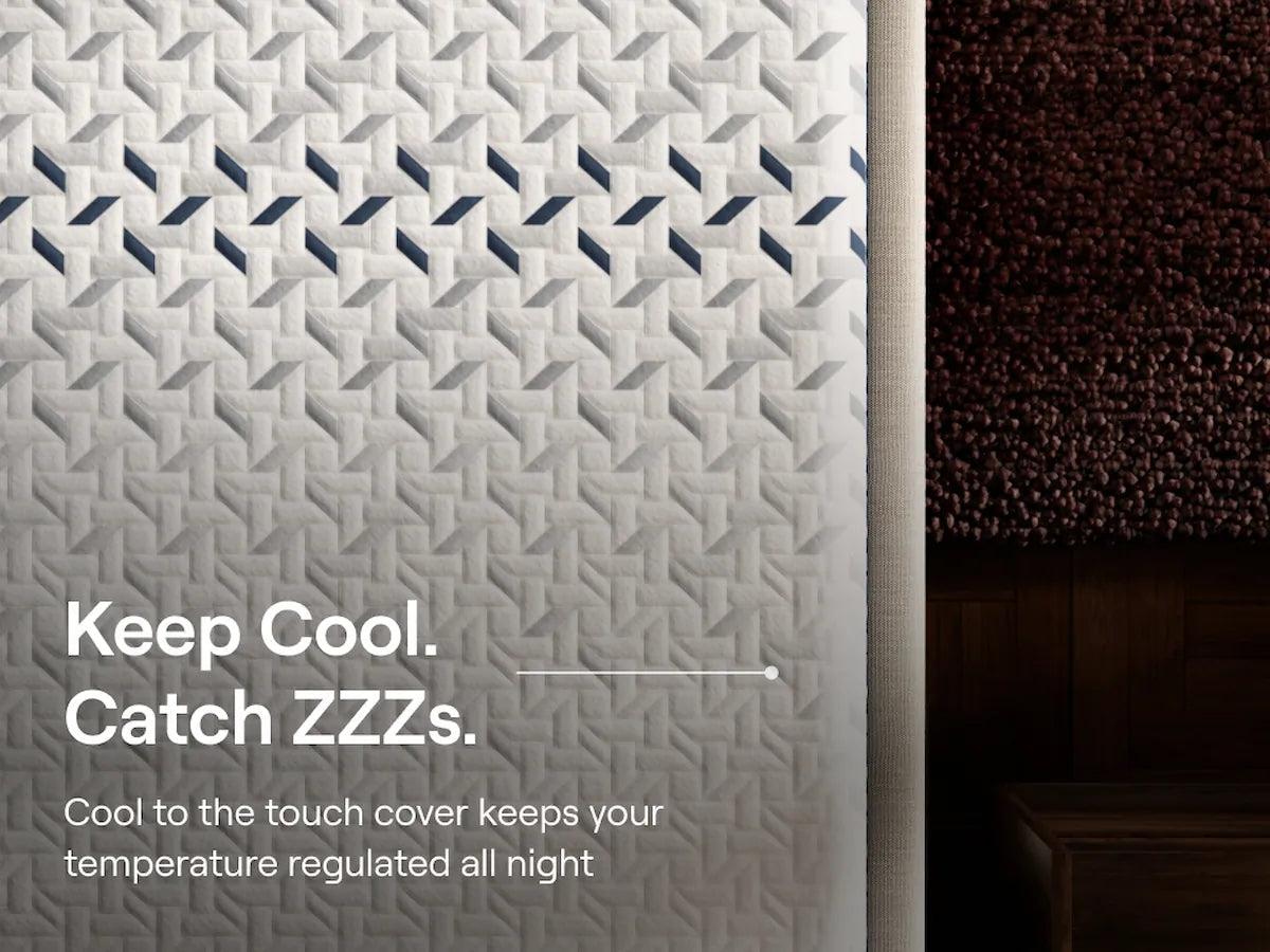 Nectar Foam Luxe 5.1 White King Mattress by Ashley at Eve Furniture