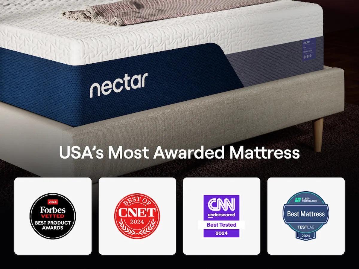 Nectar Foam Luxe 5.1 White Queen Mattress by Ashley at Eve Furniture