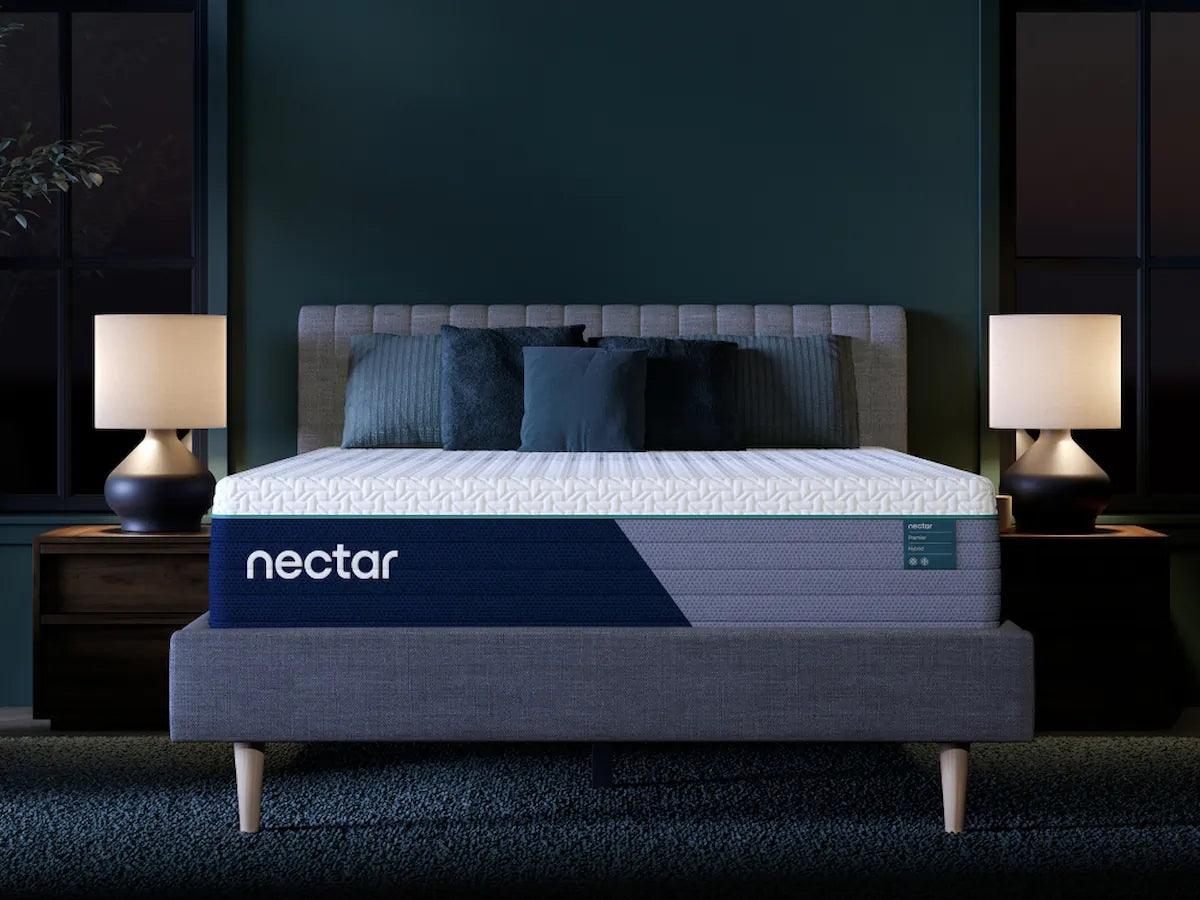 Nectar Hybrid Premier 5.1 White Twin Mattress by Ashley at Eve Furniture