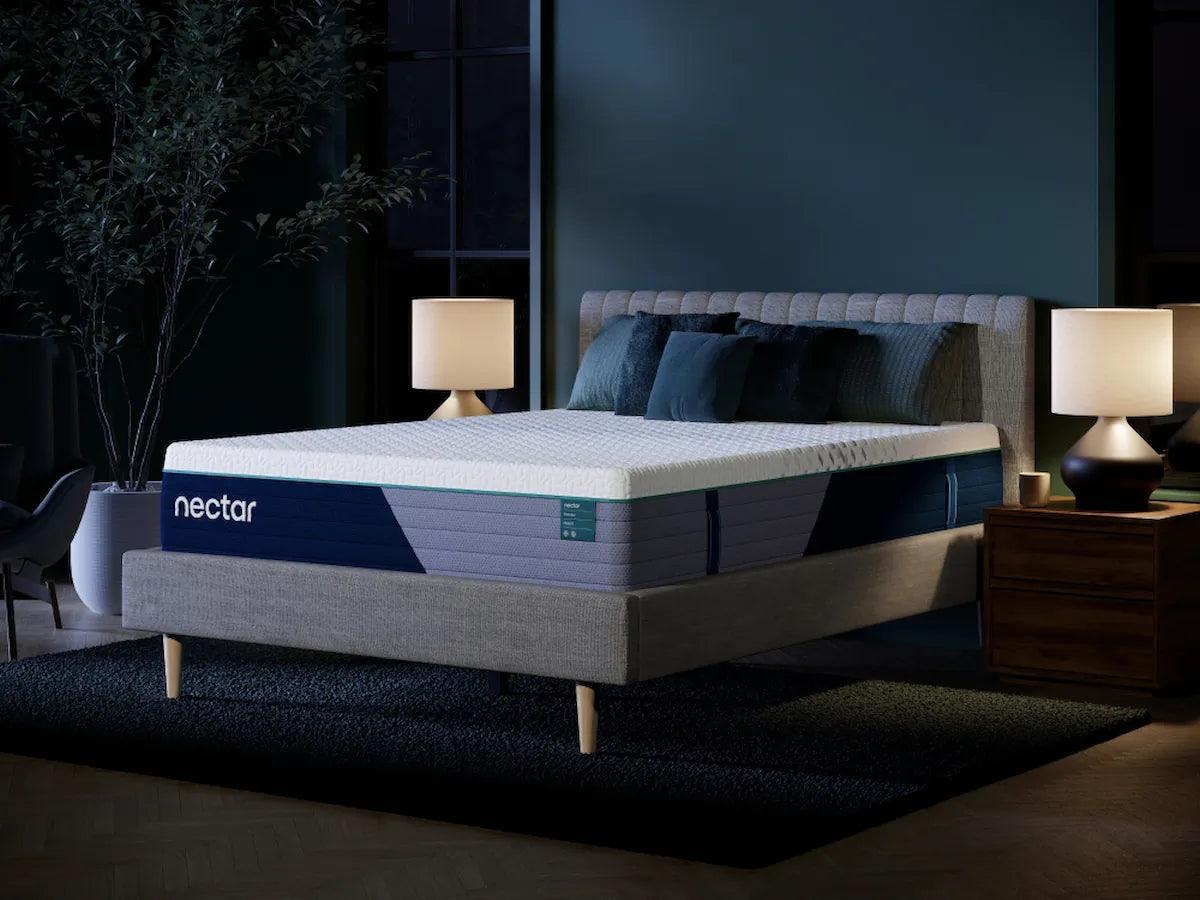 Nectar Hybrid Premier 5.1 White Twin Mattress by Ashley at Eve Furniture