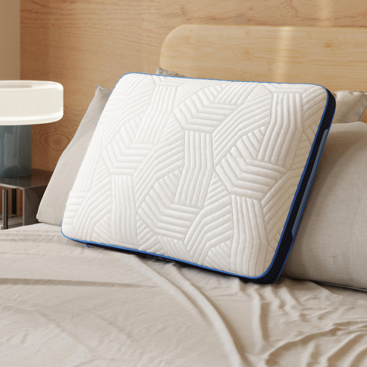 Nectar Peak White Queen/King Pillow by Ashley at Eve Furniture