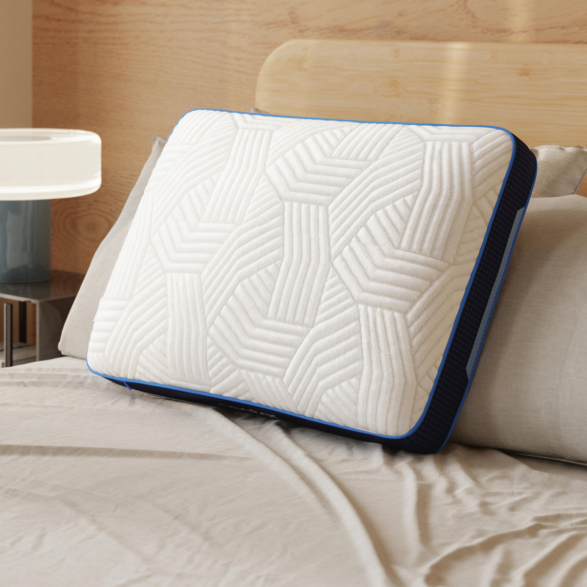Nectar Pinnacle White Queen/King Pillow, Set of 4 by Ashley at Eve Furniture