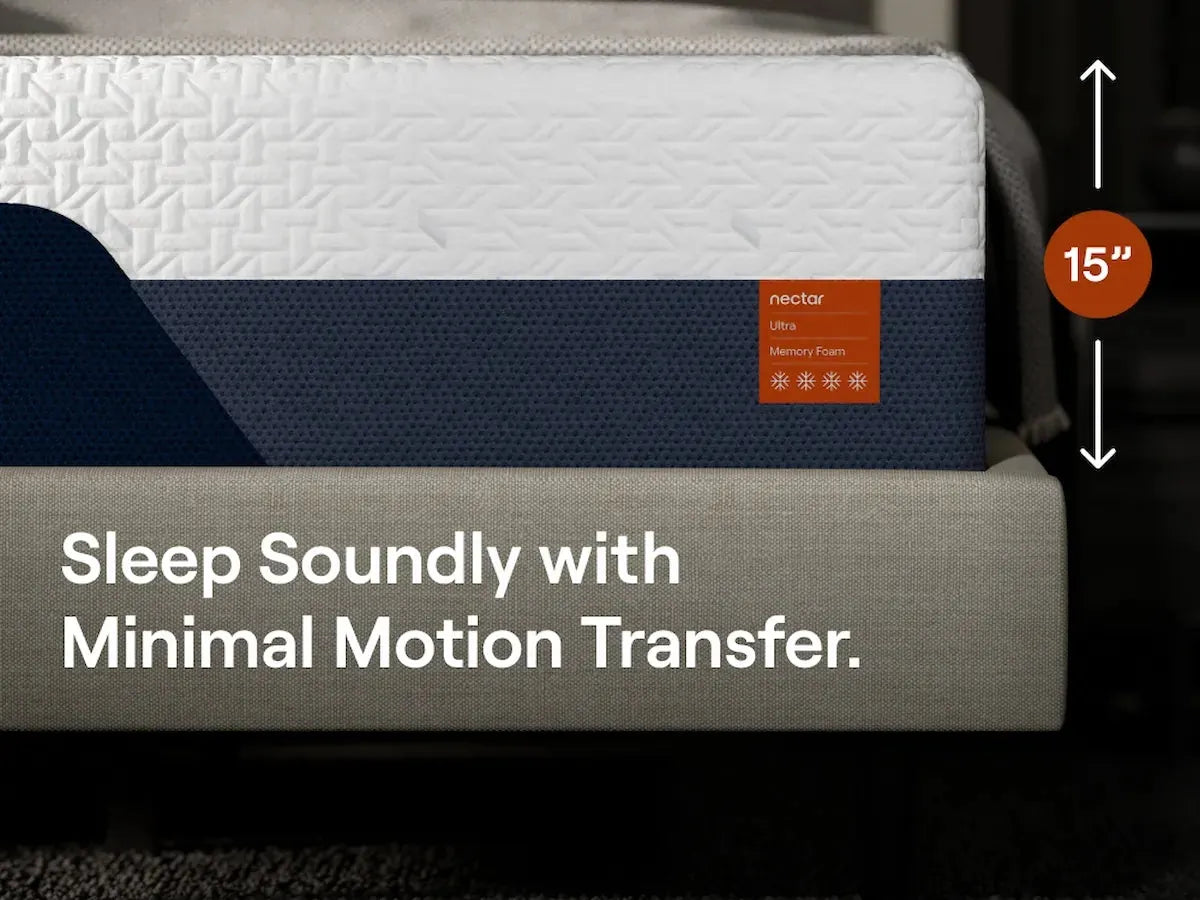 Nectar Ultra Memory Foam 5.1 White California King Mattress by Ashley at Eve Furniture