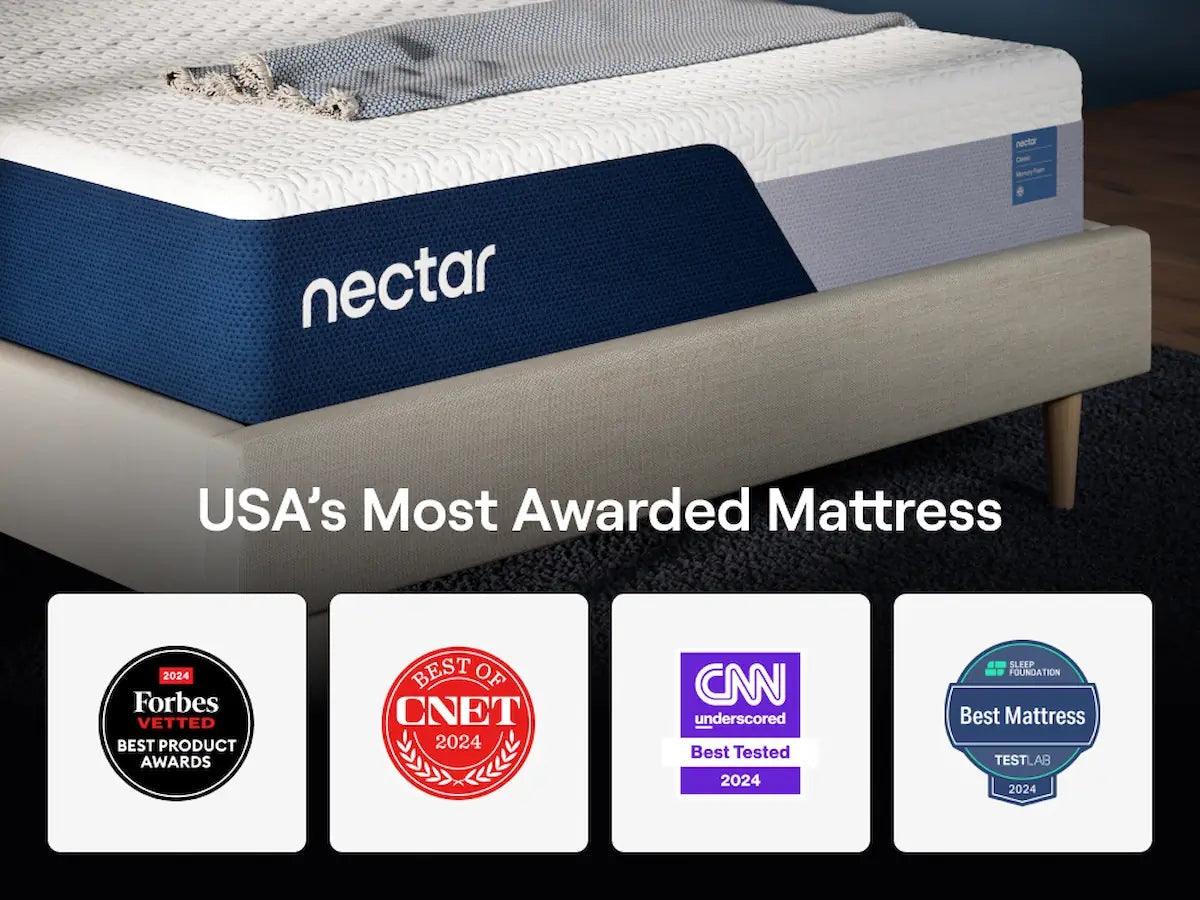 Nectar Foam Classic 5.1 White Twin XL Mattress by Ashley at Eve Furniture