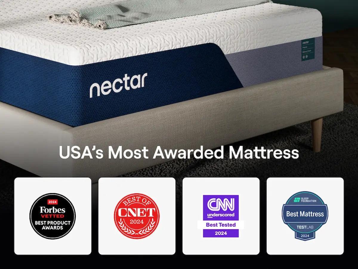 Nectar Foam Premier 5.1 White King Mattress by Ashley at Eve Furniture