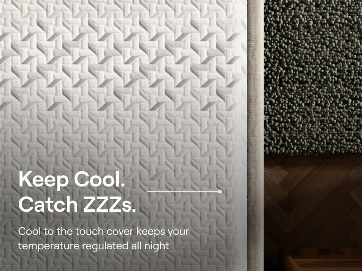 Nectar Foam Premier 5.1 White King Mattress by Ashley at Eve Furniture