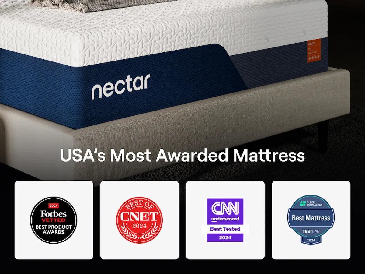 Nectar Foam Ultra 5.1 White Twin XL Mattress by Ashley at Eve Furniture