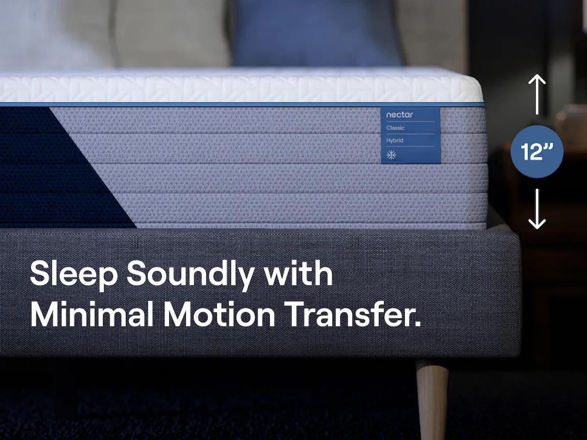 Nectar Hybrid Classic 5.1 White King Mattress by Ashley at Eve Furniture