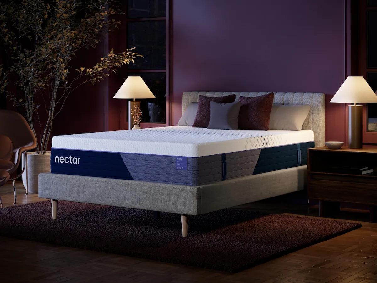 Nectar Hybrid Luxe White Queen Mattress by Ashley at Eve Furniture