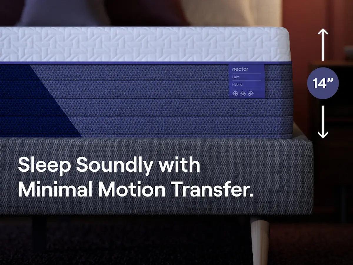 Nectar Hybrid Luxe White Twin Mattress by Ashley at Eve Furniture