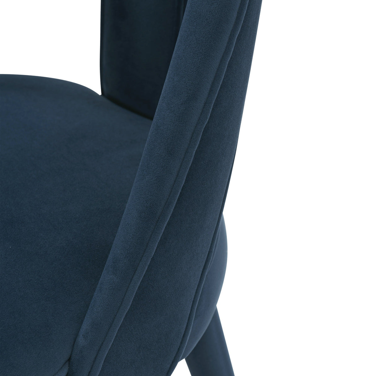 Neda Dining Chair in Midnight Blue (set of 2) by Manhattan Comfort at Eve Furniture
