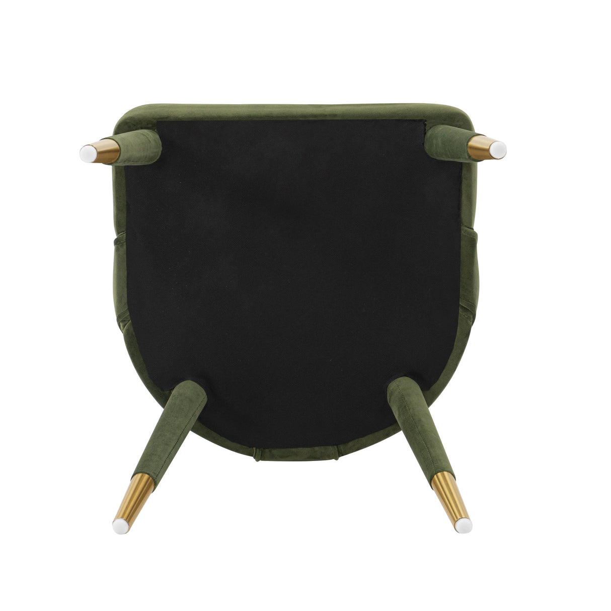 Neda Dining Chair in Olive Green by Manhattan Comfort at Eve Furniture