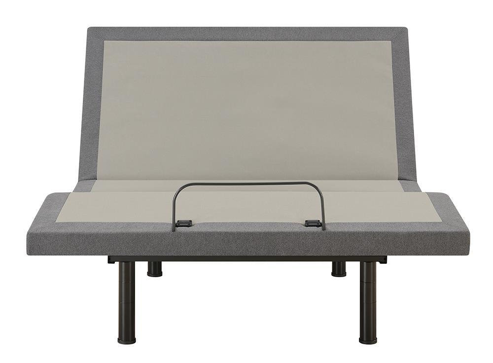 Negan Gray/Black Twin XL Adjustable Bed Base by Coaster at Eve Furniture