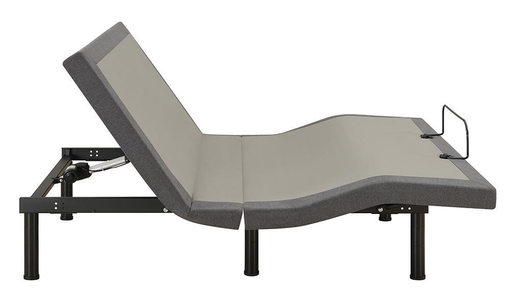 Negan Gray/Black Twin XL Adjustable Bed Base by Coaster at Eve Furniture