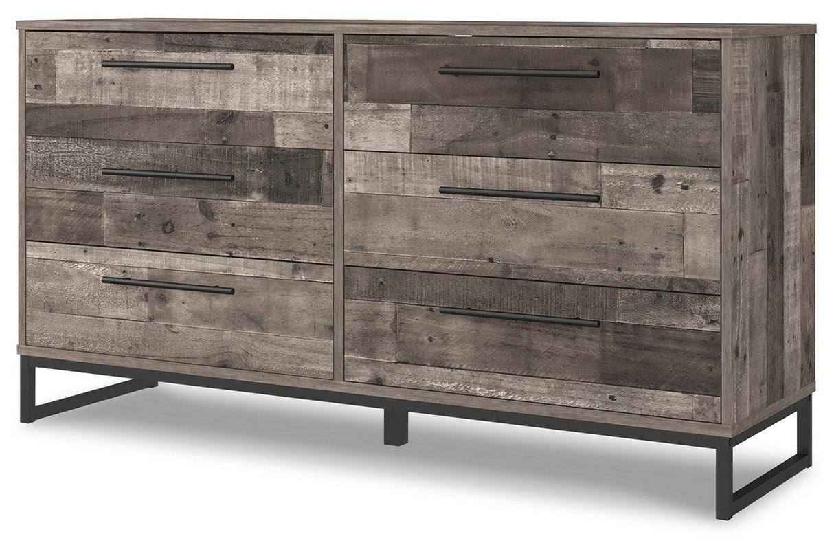 Neilsville Multi Gray Dresser by Ashley at Eve Furniture