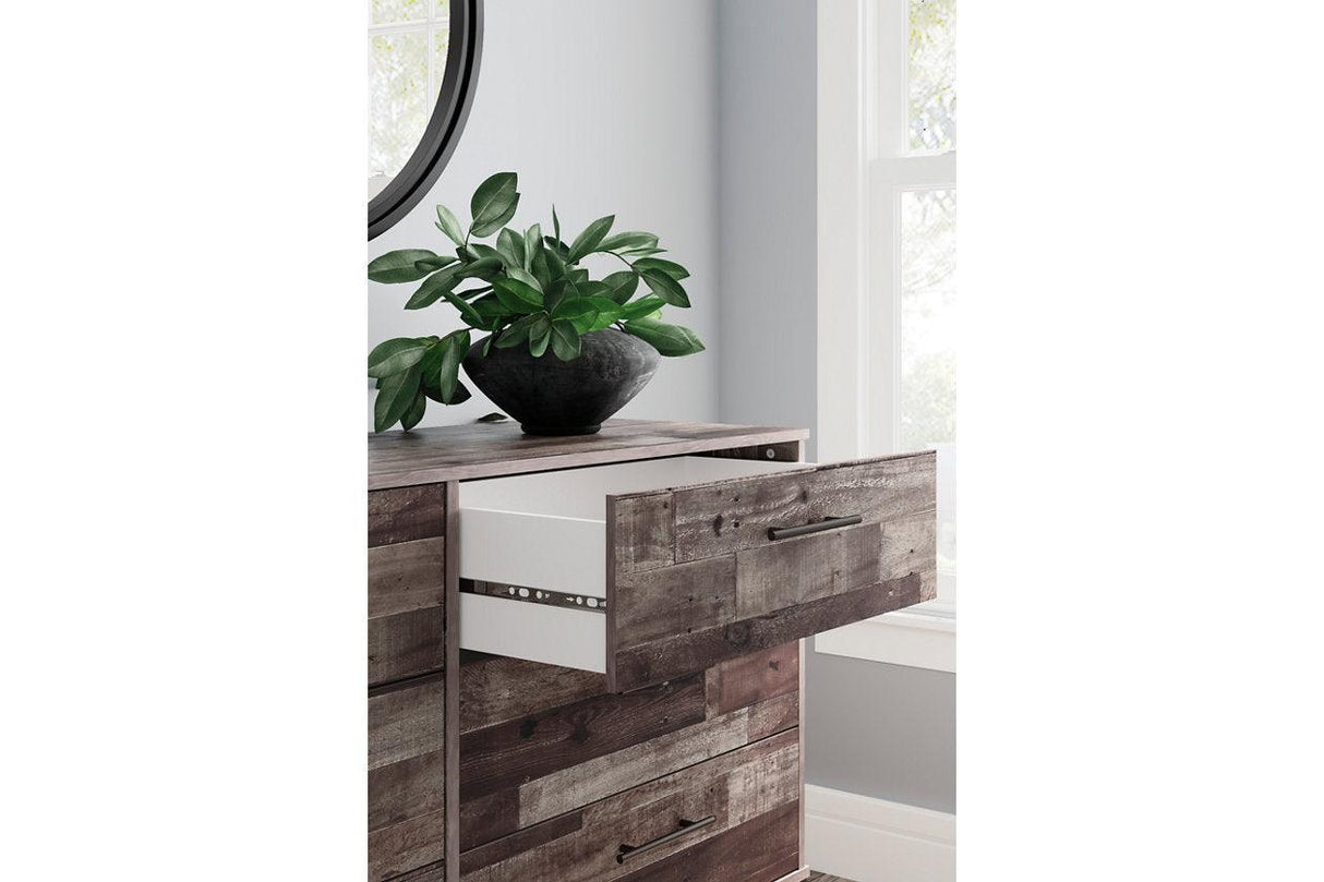 Neilsville Multi Gray Dresser by Ashley at Eve Furniture