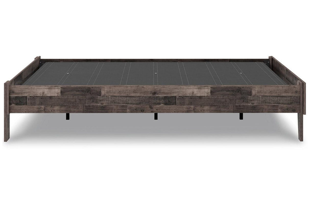 Neilsville Multi Gray Full Platform Bed by Ashley at Eve Furniture