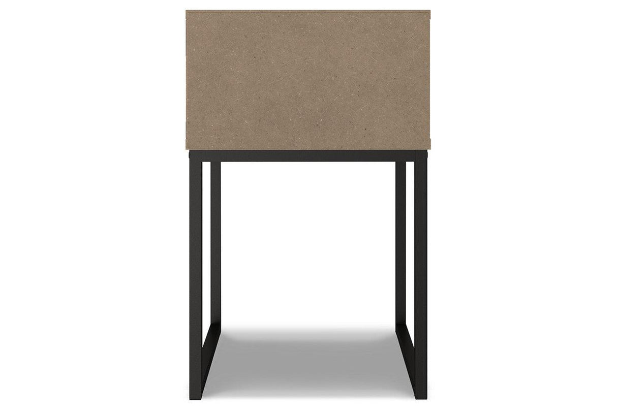 Neilsville Multi Gray Nightstand by Ashley at Eve Furniture
