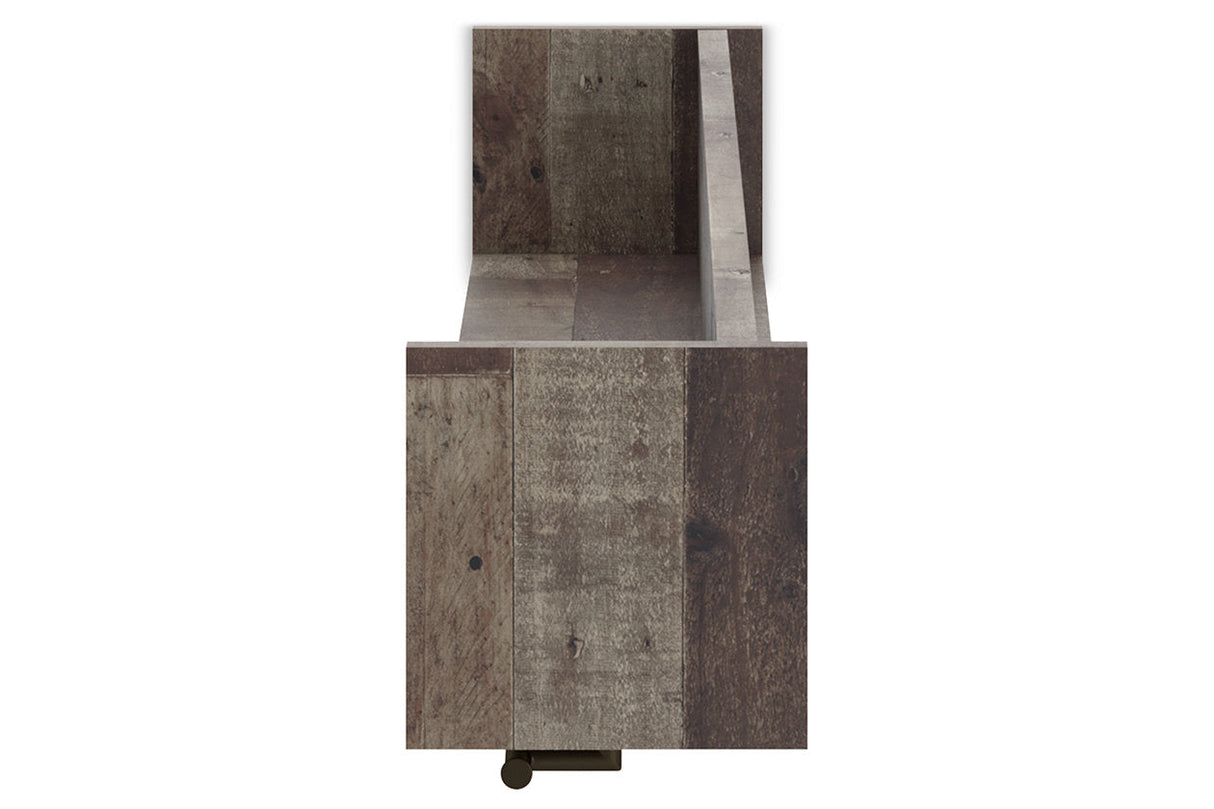 Neilsville Multi Gray Wall Mounted Coat Rack with Shelf by ASHLEY FURNITURE at Eve Furniture