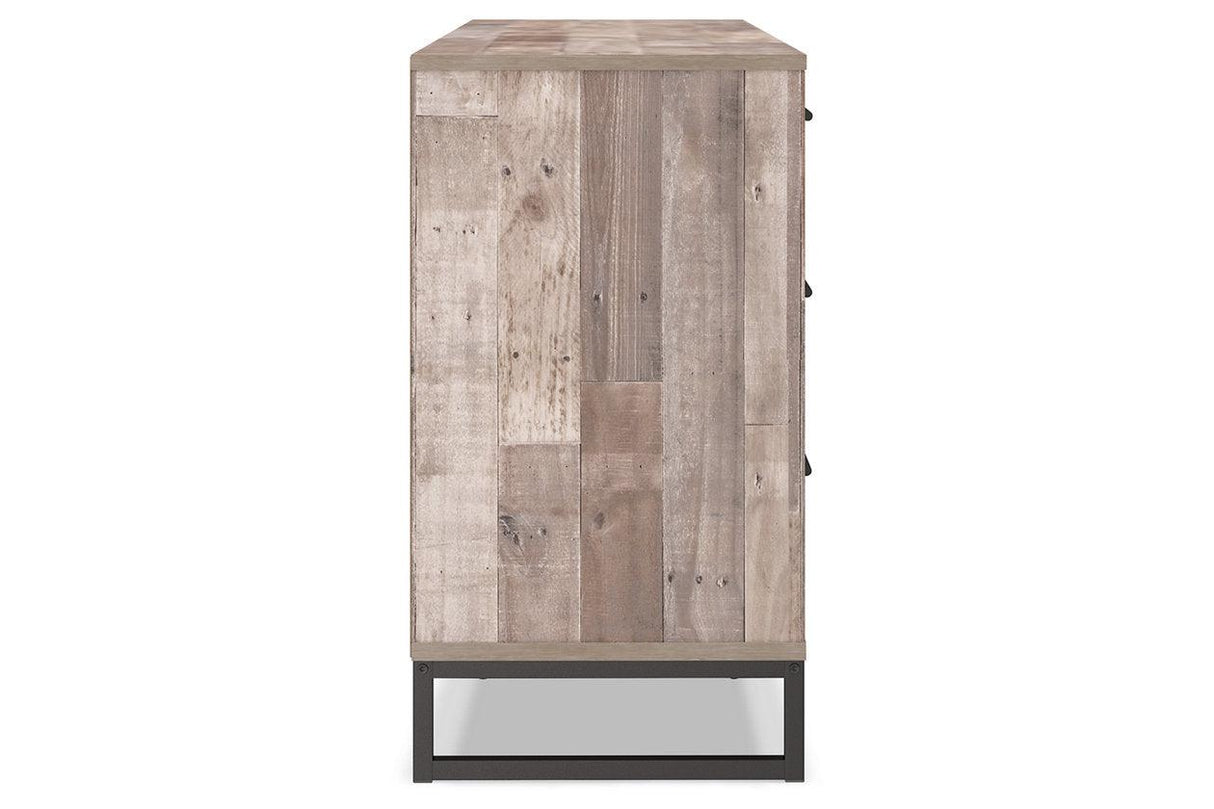 Neilsville Whitewash Dresser by Ashley at Eve Furniture