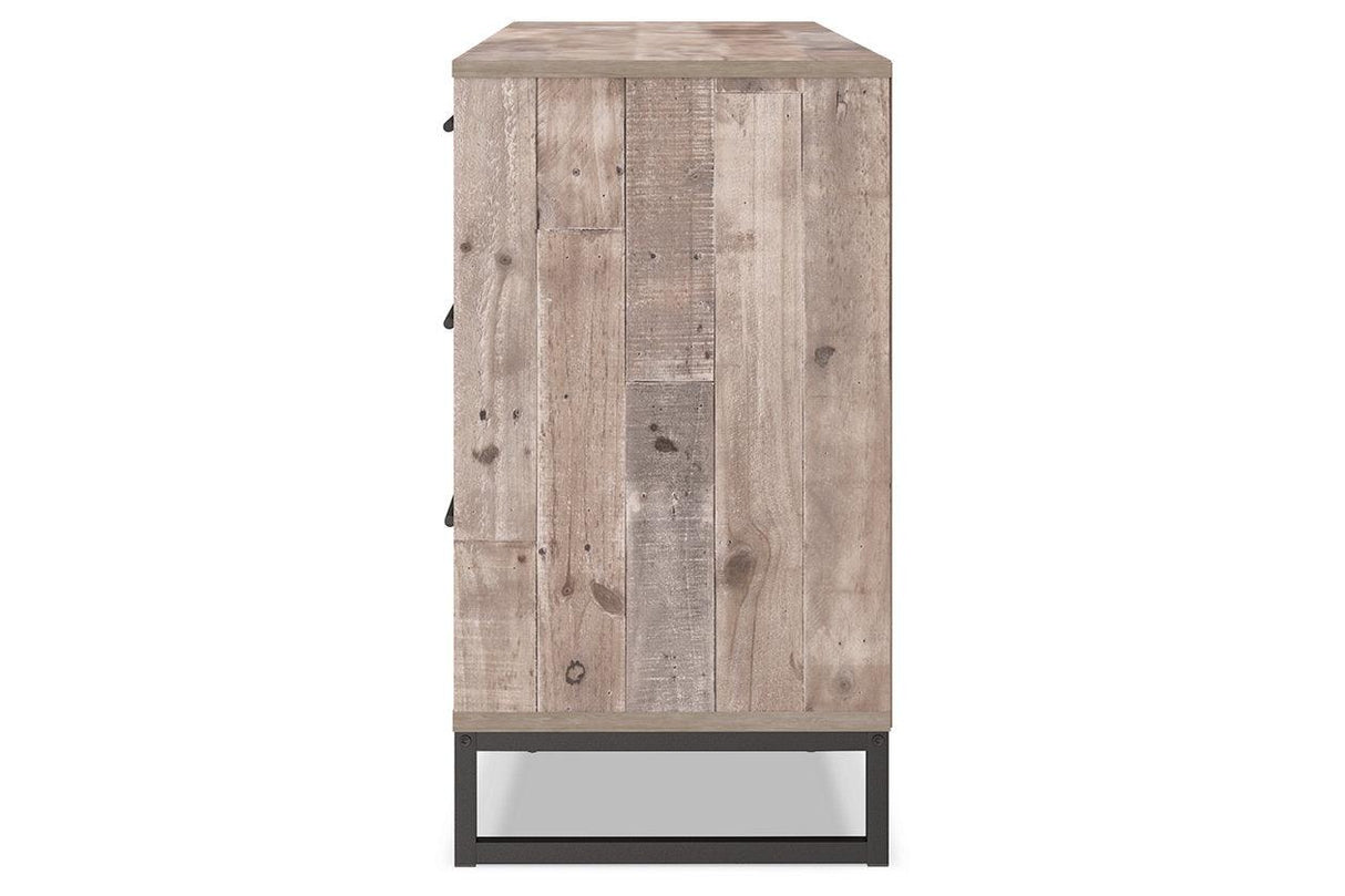 Neilsville Whitewash Dresser by Ashley at Eve Furniture