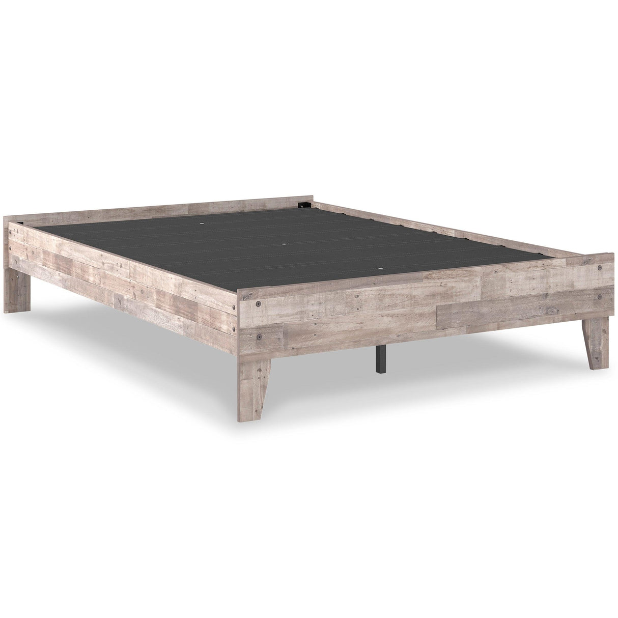 Neilsville Whitewash Full Platform Bed by Ashley at Eve Furniture
