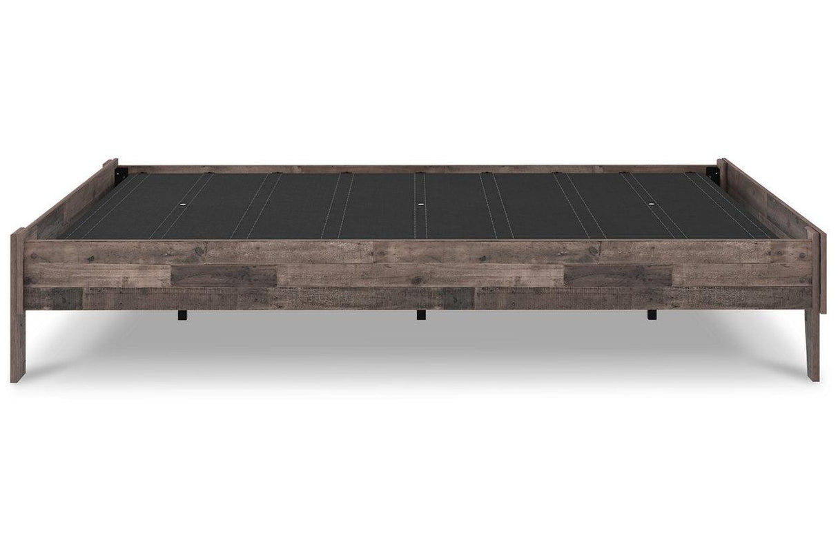 Neilsville Multi Gray Queen Platform Bed by Ashley at Eve Furniture