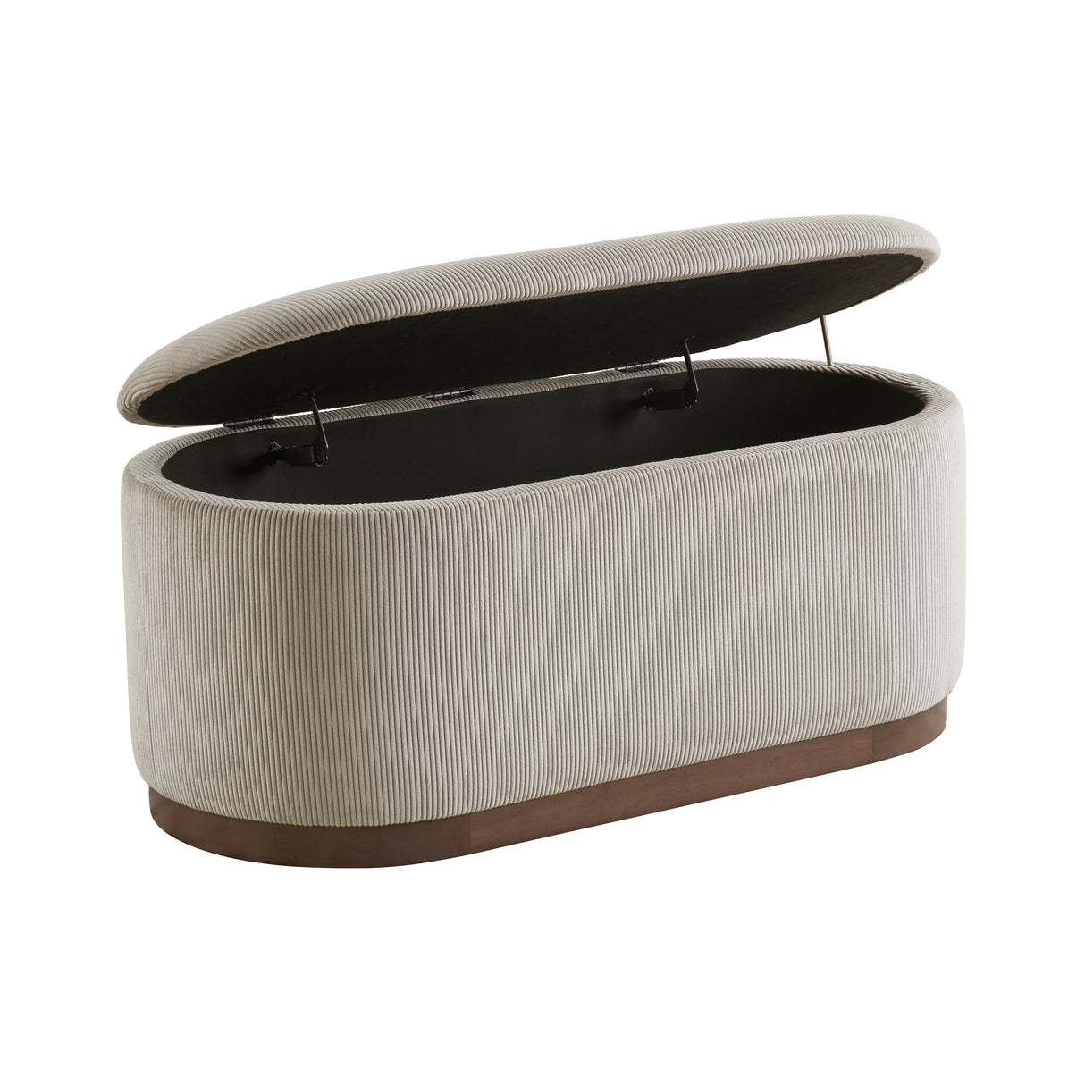 Nell Taupe Lift-Top Storage Bench by Homelegance at Eve Furniture