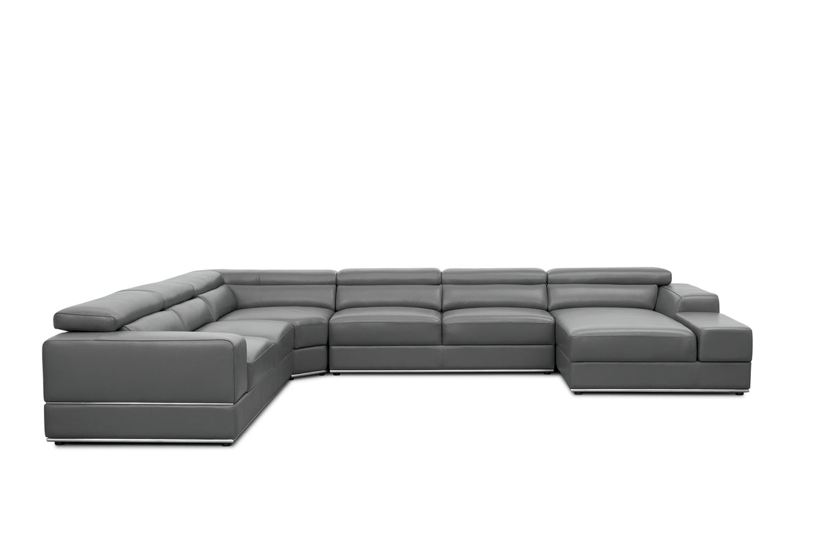 Nella Dark Grey 4-Piece Sectional by New Era Innovations at Eve Furniture
