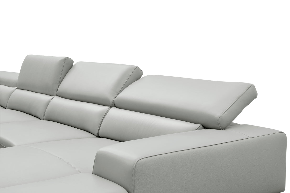 Nella Grey 4-Piece Sectional by New Era Innovations at Eve Furniture