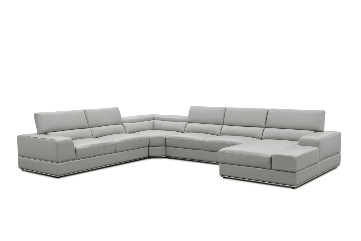 Nella Grey 4-Piece Sectional by New Era Innovations at Eve Furniture