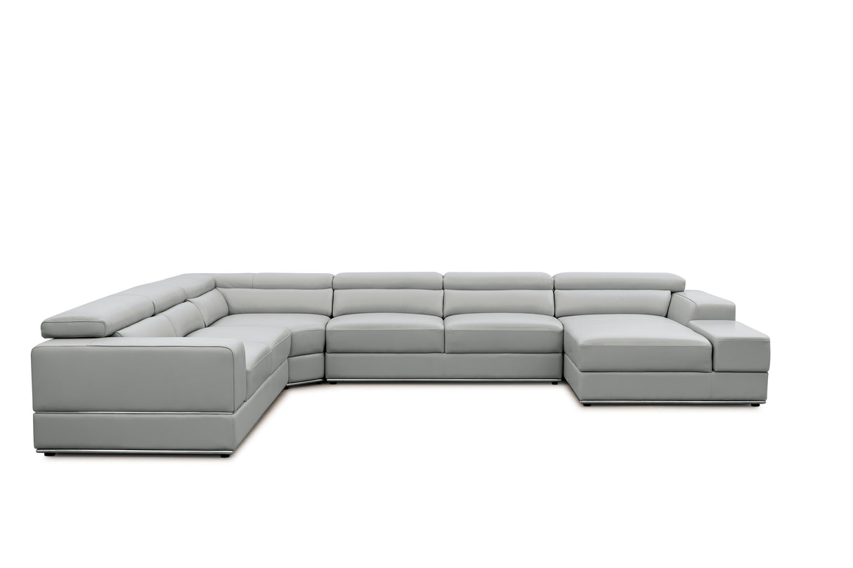 Nella Grey 4-Piece Sectional by New Era Innovations at Eve Furniture