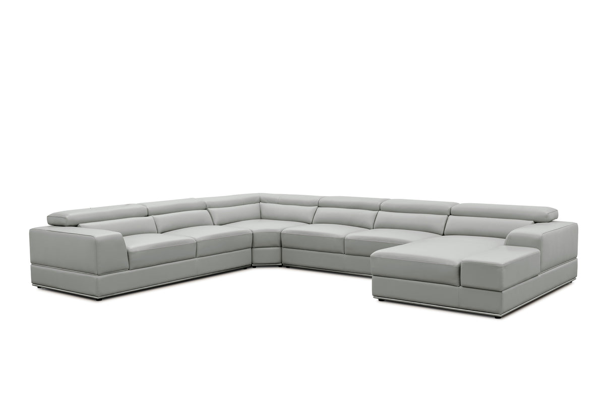 Nella Grey 4-Piece Sectional by New Era Innovations at Eve Furniture