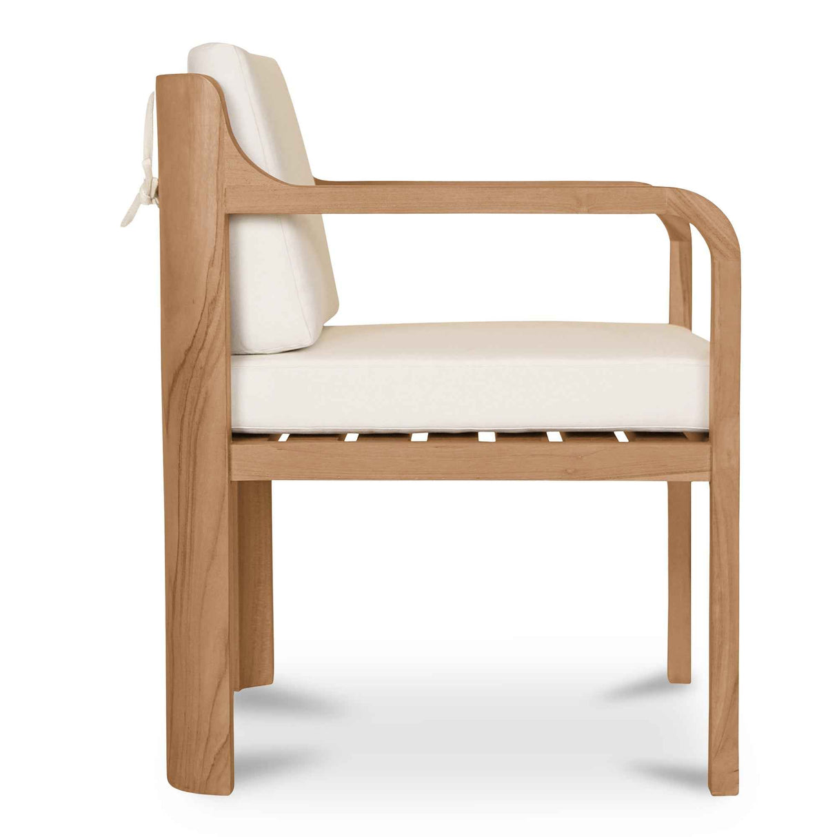 Nellie White Outdoor Dining Chair by Moe's Home at Eve Furniture