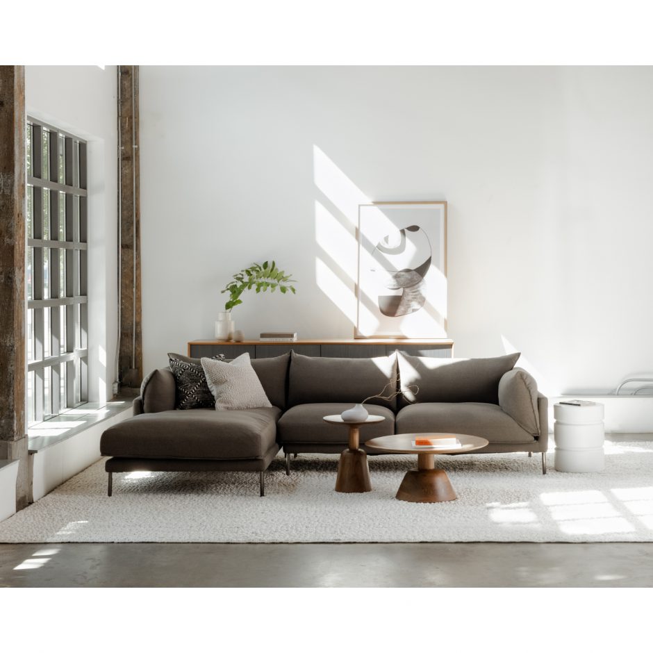 Nels Coffee Table Dark Brown by Moe's Home at Eve Furniture