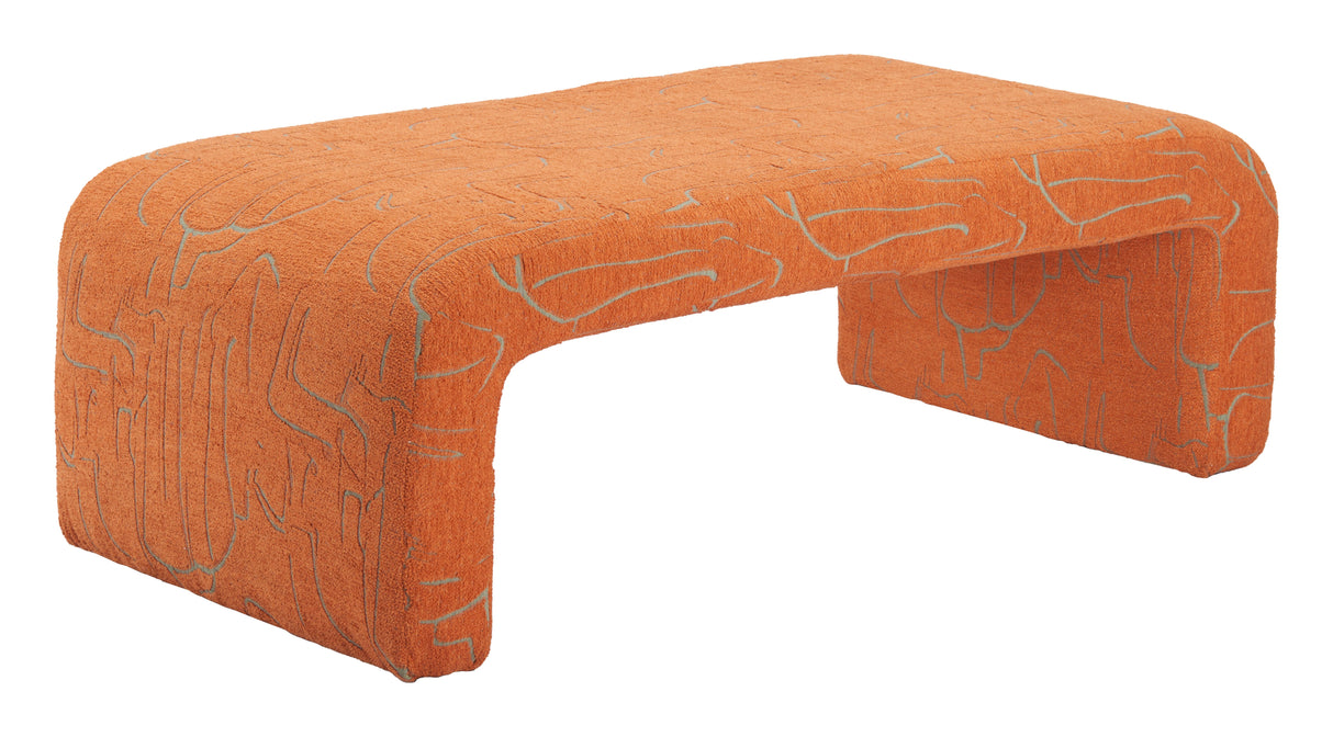 Nendo Orange Bench Abstract by Zuomod at Eve Furniture
