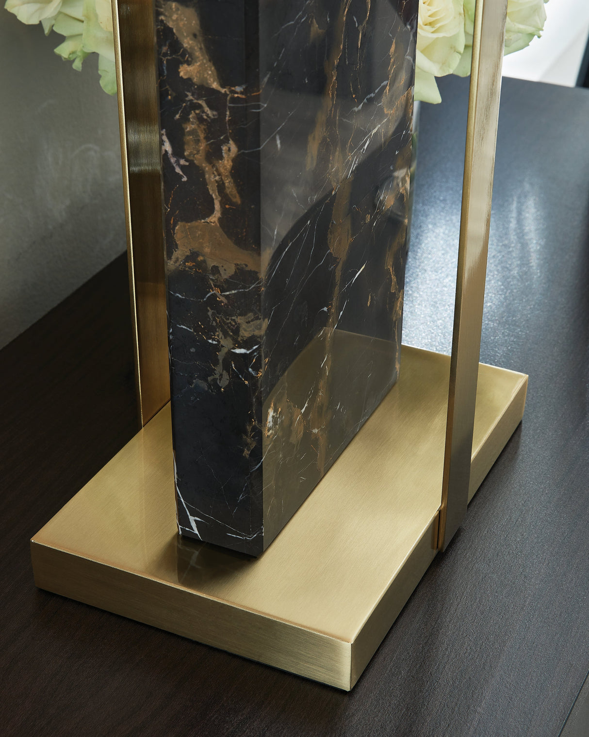 Neonish Black/Gold Finish Table Lamp by Ashley at Eve Furniture