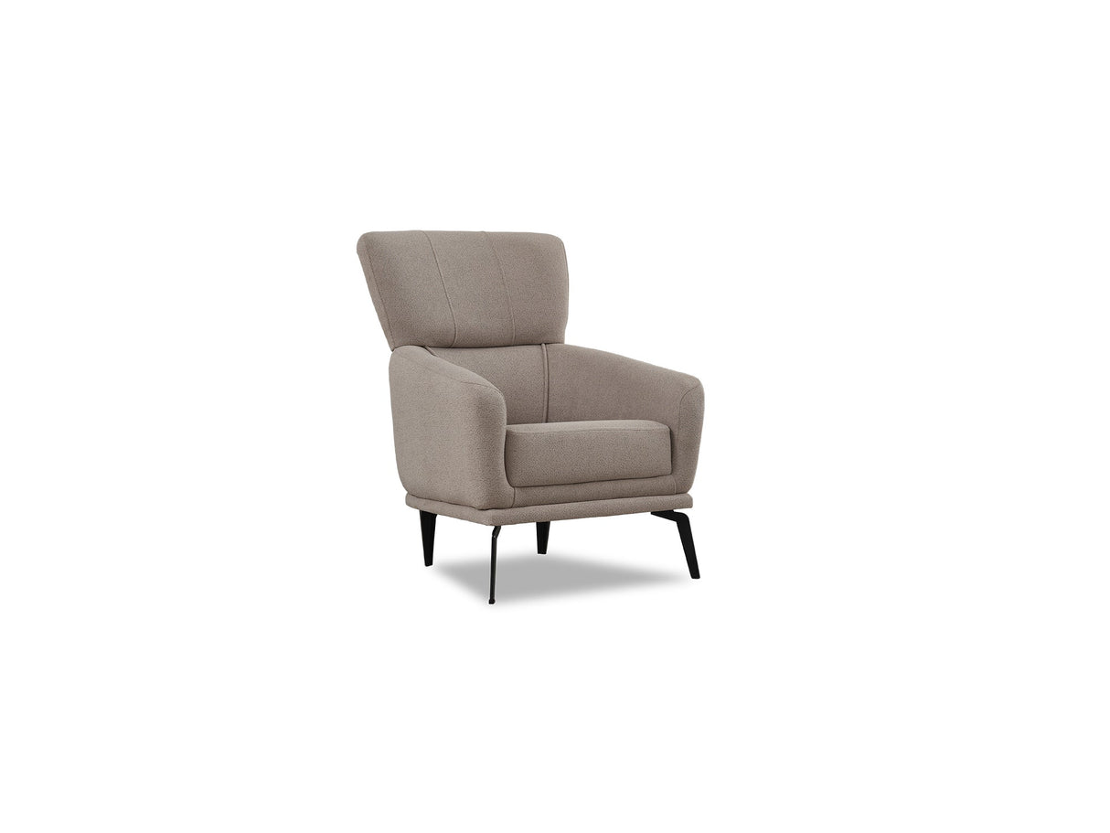 Nero 3-pieces (Sofa & Loveseat & Chair) Livingroom Set in Light Grey by Furnia at Eve Furniture