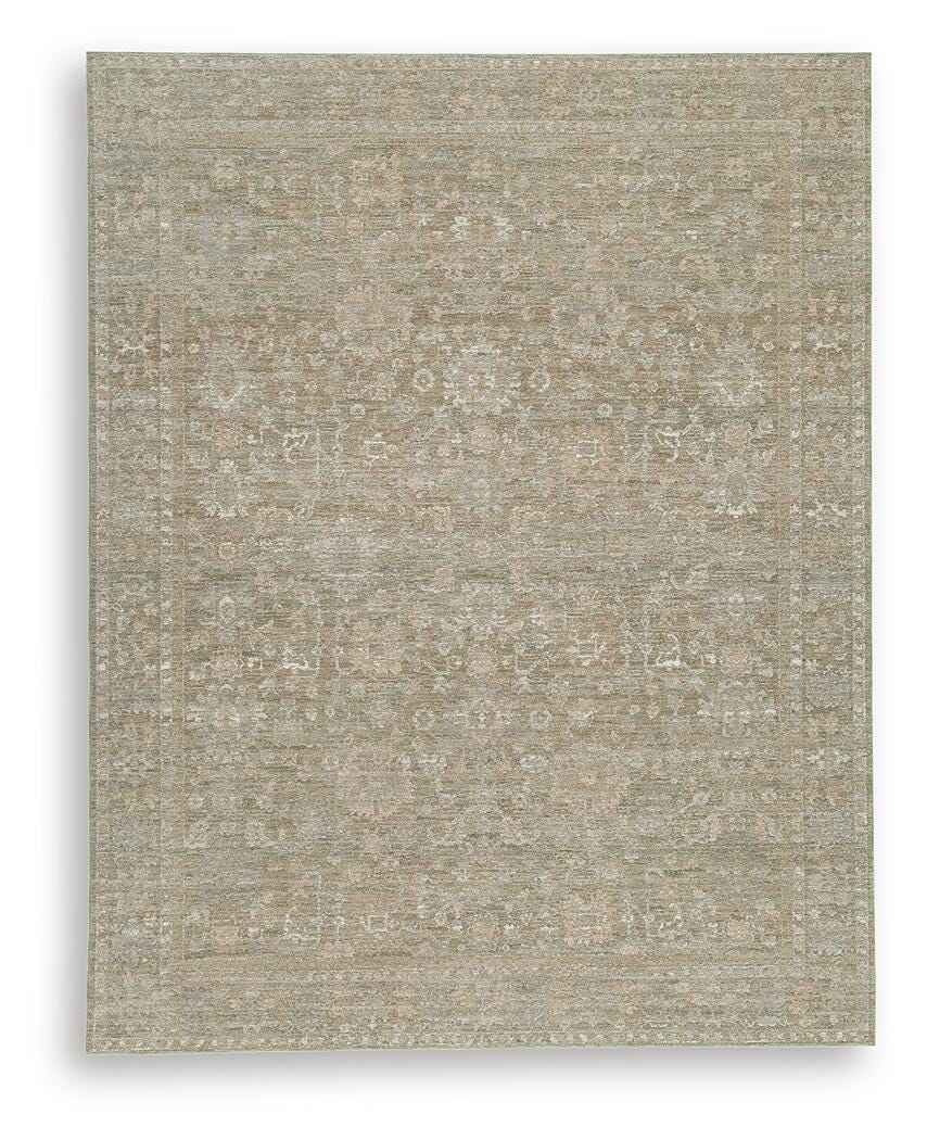 Neroham Gray/Brown/Cream Large Rug by Ashley at Eve Furniture