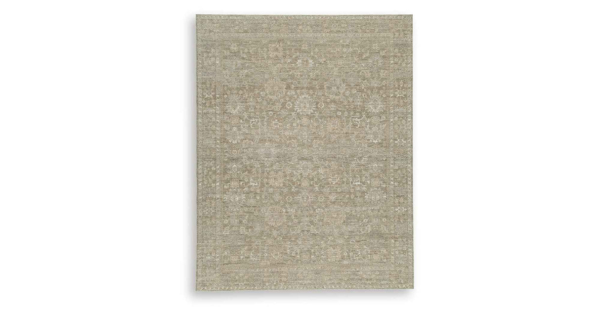 Neroham Gray/Brown/Cream Large Rug by Ashley at Eve Furniture