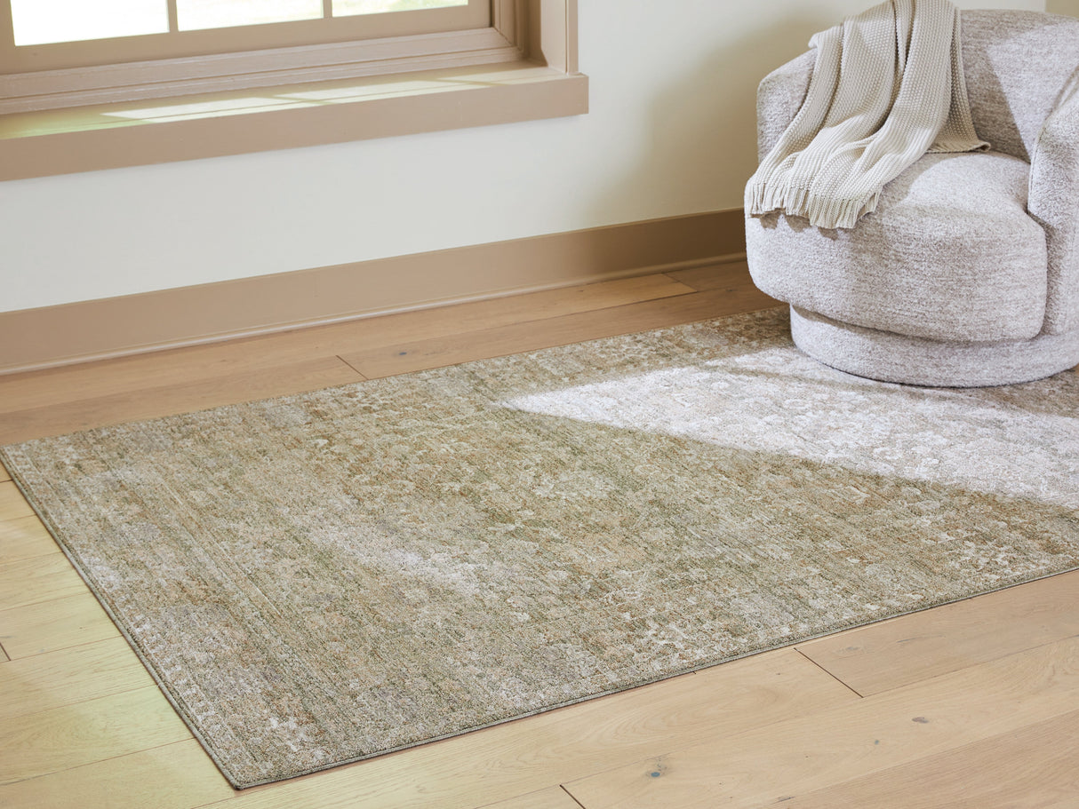 Neroham Gray/Brown/Cream Medium Rug by Ashley at Eve Furniture