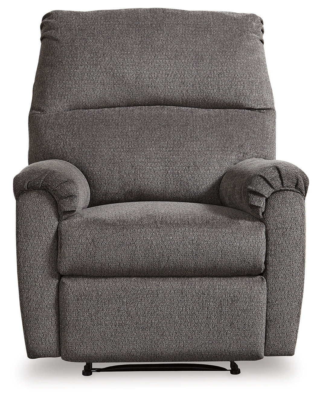 Nerviano Gray Recliner by Ashley at Eve Furniture