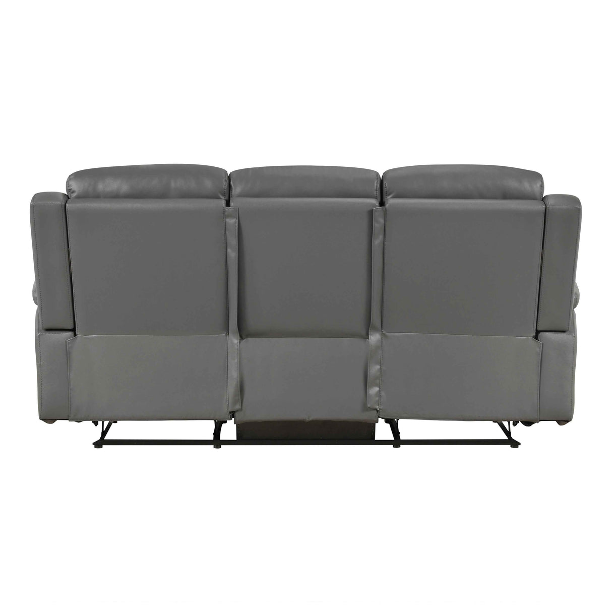 Nest Dark Gray Double Reclining Sofa by Homelegance at Eve Furniture