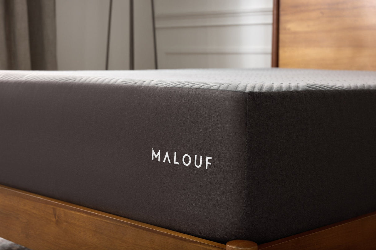 Neve ActivAir Gray Twin XL Mattress by Malouf at Eve Furniture